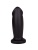 Чёрный анальный плаг фаллической формы - 13,7 см. Чёрный анальный плаг фаллической формы - 13,7 см.