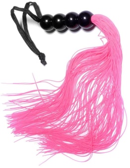 Розовая силиконовая плеть - 35,5 см.