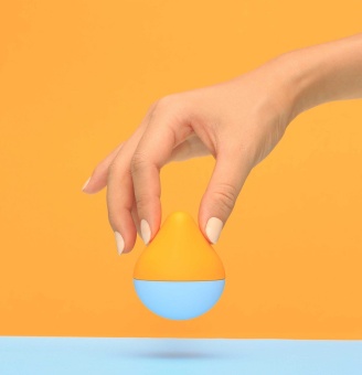 Мини-вибратор Tenga Iroha Mini Sora-Mikan оранжево-голубой