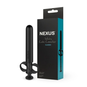 Анальный стимулятор с дозатором для лубриканта Nexus Infinity Lube Launcher Classic чёрный