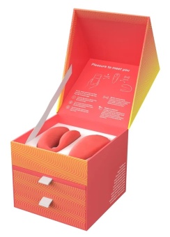 Вибратор для пар с сенсорным пультом управления We-Vibe Chorus коралловый