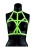 Портупея Bra Harness с неоновым эффектом - размер L-XL Портупея Bra Harness с неоновым эффектом - размер L-XL