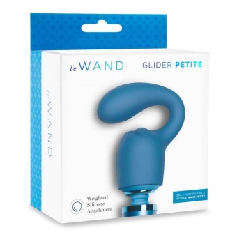 Насадка с утяжеленным кончиком для массажера Le Wand Petite Glider синяя