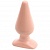 Пробка анальная большая Butt Plugs Smooth Classic Large телесная - 14 см
