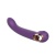 Фиолетовый силиконовый вибратор - 22,1 см.