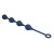 Синяя анальная цепочка - 42,6 см.