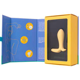 Анальная пробка Satisfyer Intensity Plug с управлением от приложения желтая