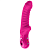 Вибратор Fun Factory Tiger розовый с ребрышками - 22,5 см
