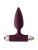 Бордовая анальная вибропробка New Edition Glory - 11 см. Бордовая анальная вибропробка New Edition Glory - 11 см.