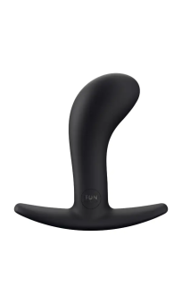 Анальная пробка с загнутым кончиком Fun Factory Bootie Medium Anal Toy чёрная