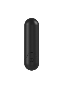 Черная перезаряжаемая анальная пробка №08 Cone-shaped butt plug - 13,5 см.