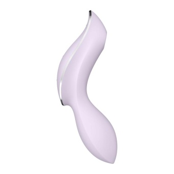 Вакуумный вибростимулятор с изгибом Satisfyer Curvy Trinity 2 сиреневый