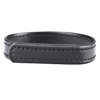 Кожаное кольцо на член на липучке Velcro Cock Ring