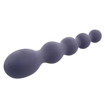 Серый вибростимулятор Rumpy Bumpy - 17,5 см.