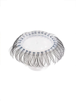 Эластичное эрекционное кольцо с длинными черными «ресничками»