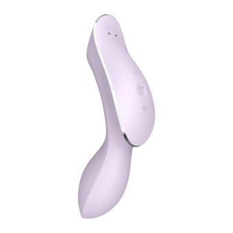 Вакуумный вибростимулятор с изгибом Satisfyer Curvy Trinity 2 сиреневый