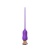 Фиолетовый тонкий стимулятор Nipple Vibrator - 23 см.