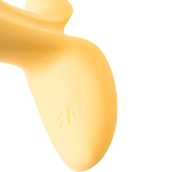 Анальная пробка Satisfyer Intensity Plug с управлением от приложения желтая