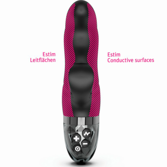 Вибратор с электростимуляцией Mystim Hop Hop Bob Black Edition чёрный