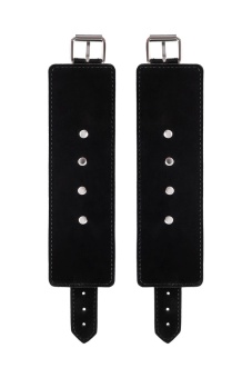 Черные наручники Anonymo на сцепке