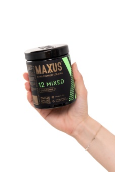 Микс-набор презервативов Maxus Mixed X-Edition 12 шт с кейсом