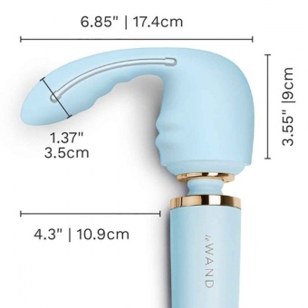 Насадка для массажера Le Wand Flexi голубая