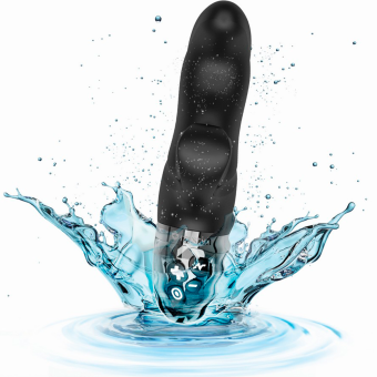 Вибратор с электростимуляцией Mystim Hop Hop Bob Black Edition чёрный