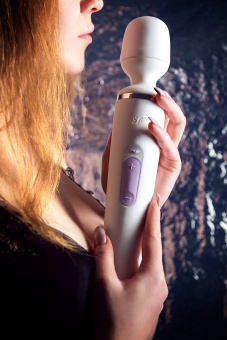 Вибромассажёр Satisfyer Wand-er Woman белый