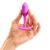 Утяжеленная анальная мини пробка для ношения b-Vibe Snug Plug 1 розовая