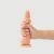 Телесный фаллоимитатор Sliding Skin Realistic Dildo XL с подвижной кожей - 19 см.
