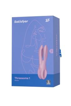 Вибростимулятор Satisfyer Threesome 1 с тремя кончиками розовый