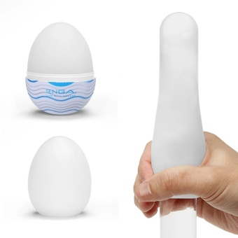Мастурбатор яйцо Tenga Egg Wavy New