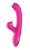 Розовый вибратор-кролик с усиленной стимуляцией точки G