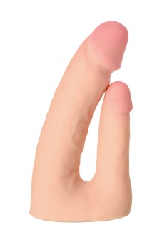 Насадка-фаллоимитатор для двойного проникновения ToyFa SoftSkin - 19 см