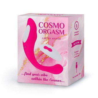 Гибкий вибратор для двойной стимуляции розовый