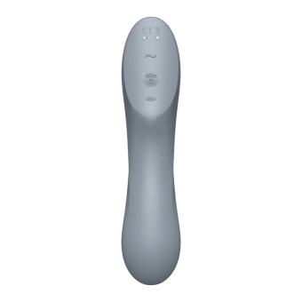 Вакуумный вибростимулятор Satisfyer Curvy Trinity 3 серый