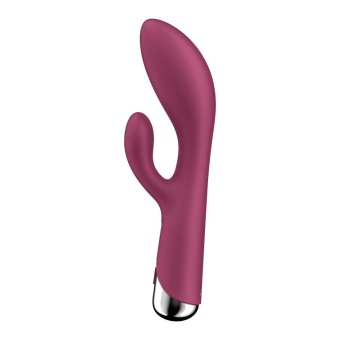 Вибратор-кролик с ротацией Satisfyer Spinning Rabbit 1 малиновый