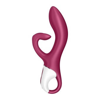 Вибратор Satisfyer Embrace Me с тройным клиторальным стимулятором малиновый