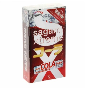 Презервативы Sagami Xtreme Cola со вкусом колы 10 шт