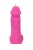 Розовая свеча в форме пениса - 13 см.