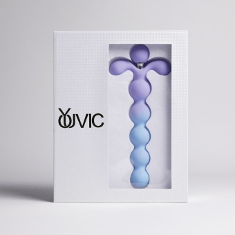 Анальная виброёлочка Youivic голубая