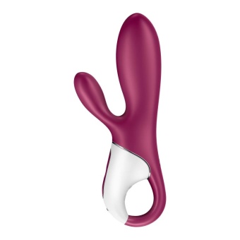 Вибратор с клиторальным стимулятором Satisfyer Hot Bunny и функцией нагрева