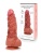 Телесный фаллоимитатор с имитацией шибари - 25 см. Телесный фаллоимитатор с имитацией шибари - 25 см.