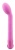 Розовый вибратор G-SPOT для точки G - 19 см.