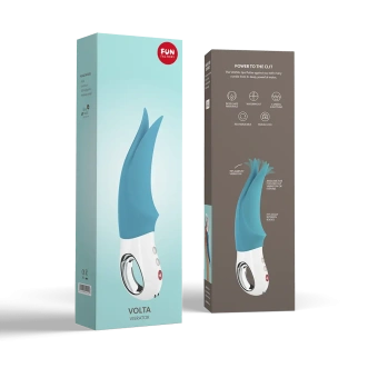 Вибратор для стимуляции клитора Fun Factory VOLTA бирюзовый