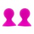 Ярко-розовые помпы для сосков LIT-UP NIPPLE SUCKERS LARGE PINK