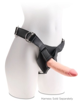 Фаллоимитатор на присоске King Cock Triple Density 18 см телесный