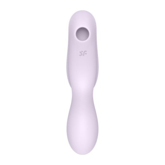 Вакуумный вибростимулятор с изгибом Satisfyer Curvy Trinity 2 сиреневый