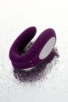 Вибратор для пар с управлением от приложения Satisfyer Double Joy фиолетовый