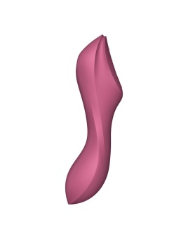 Вакуумный вибростимулятор Satisfyer Curvy Trinity 3 малиновый